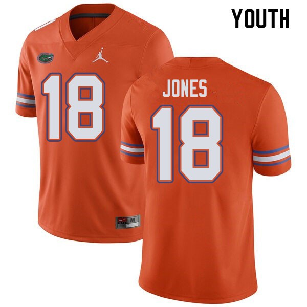Jordan Brand Youth #18 Jalon Jones Florida Gators College Football Jerseys Orange